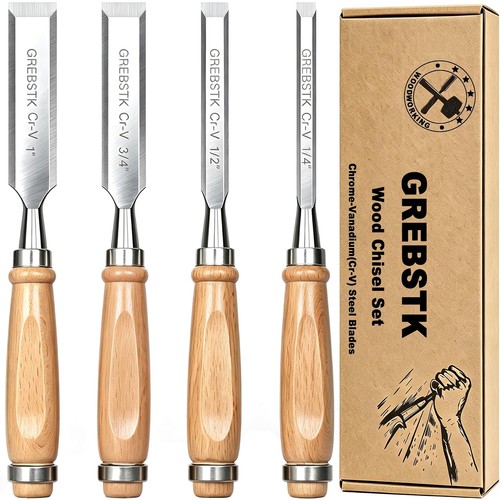 Piece wood chisel set - 4,