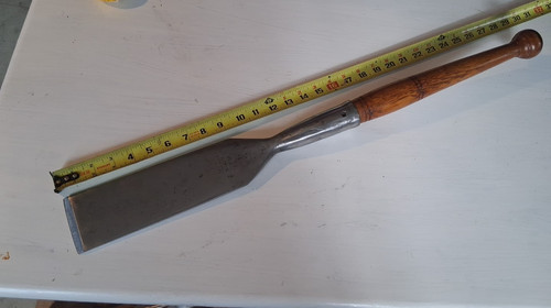 Dressed paring slick chisel - dressed,